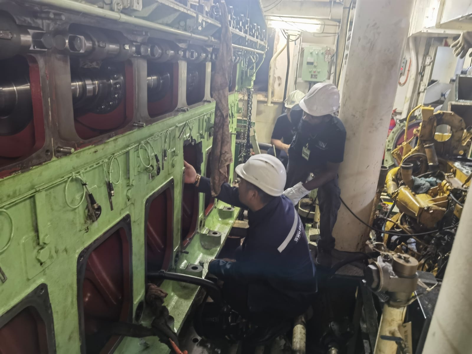 WWG In-Situ - Metal Stitching on Main Engine Block